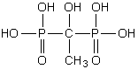 羥基乙叉二膦酸(HEDP)結構式